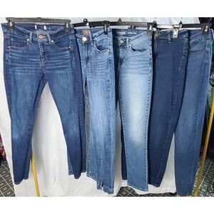 5 pc lot Womens hi rise high waist Jeggings jeans KUT Loft Levis y.m.i. 00 - 2